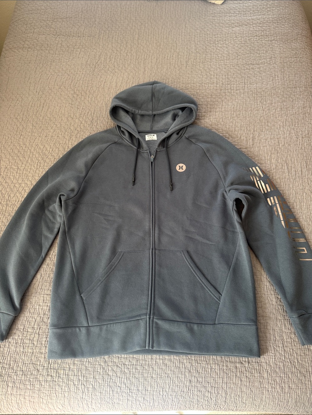 Hurley Zip Up Hoodie Sweatshirt